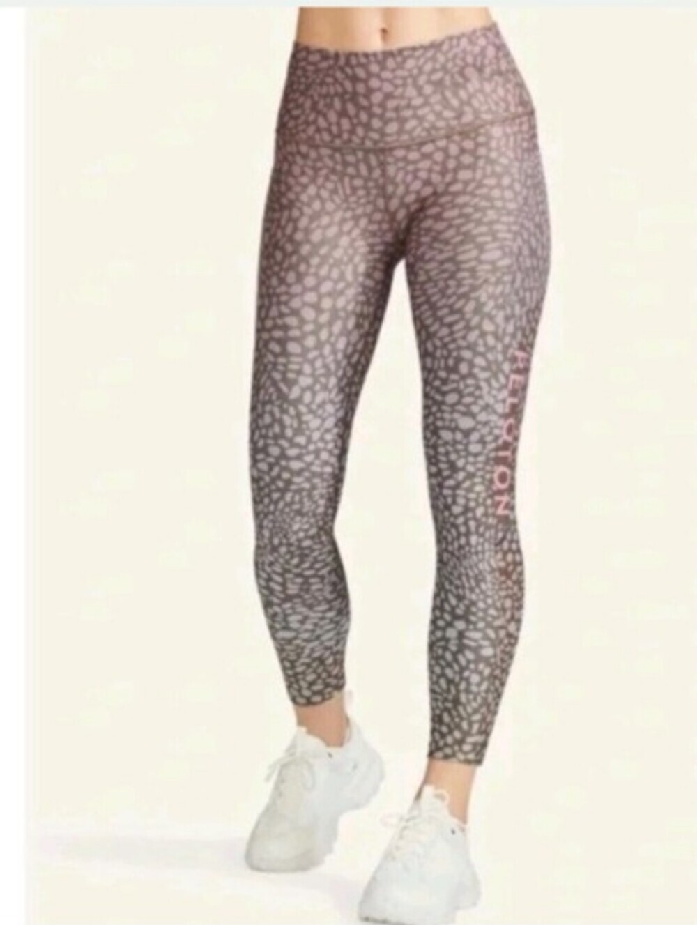 Wear It To Heart X Peloton Animal Print High Waist Ombre Leggings Sz S